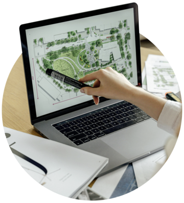 3D Visualisierung am Laptop